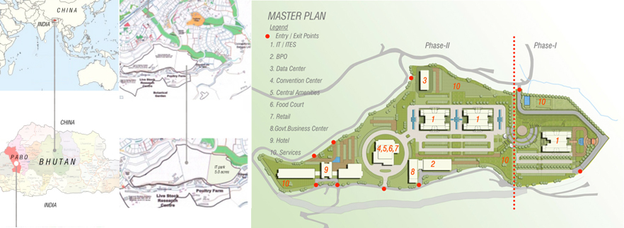 thimphu techpark design images, thimphu techpark architecture, thimphu techpark opening ceremony 